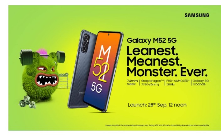 Samsung Galaxy M52 5G Price in India